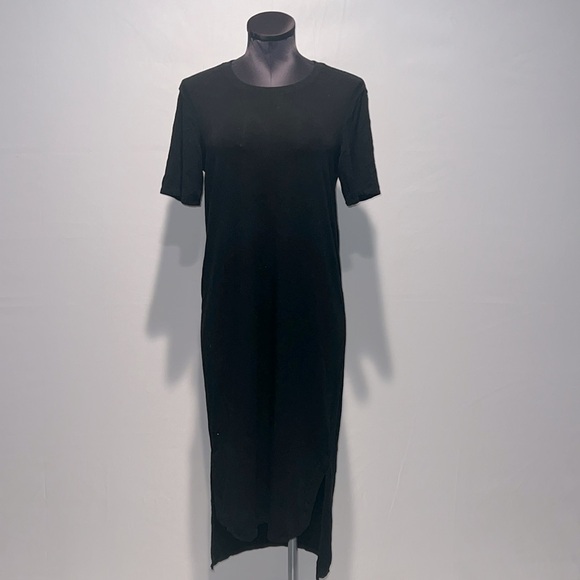 EN Black ShortSleeve Tee Soft Maxi Dress! - Picture 1 of 4